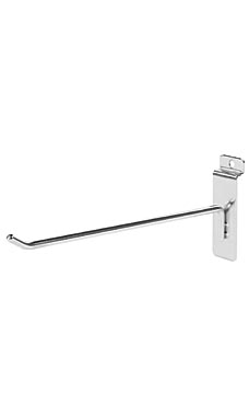  8 inch Chrome Peg Hook for Slatwall