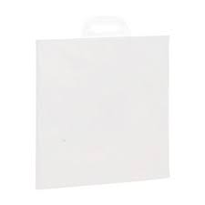 Clear Frosted Soft Bridge Handle Bag - 250 Pk GBBCPN14964061