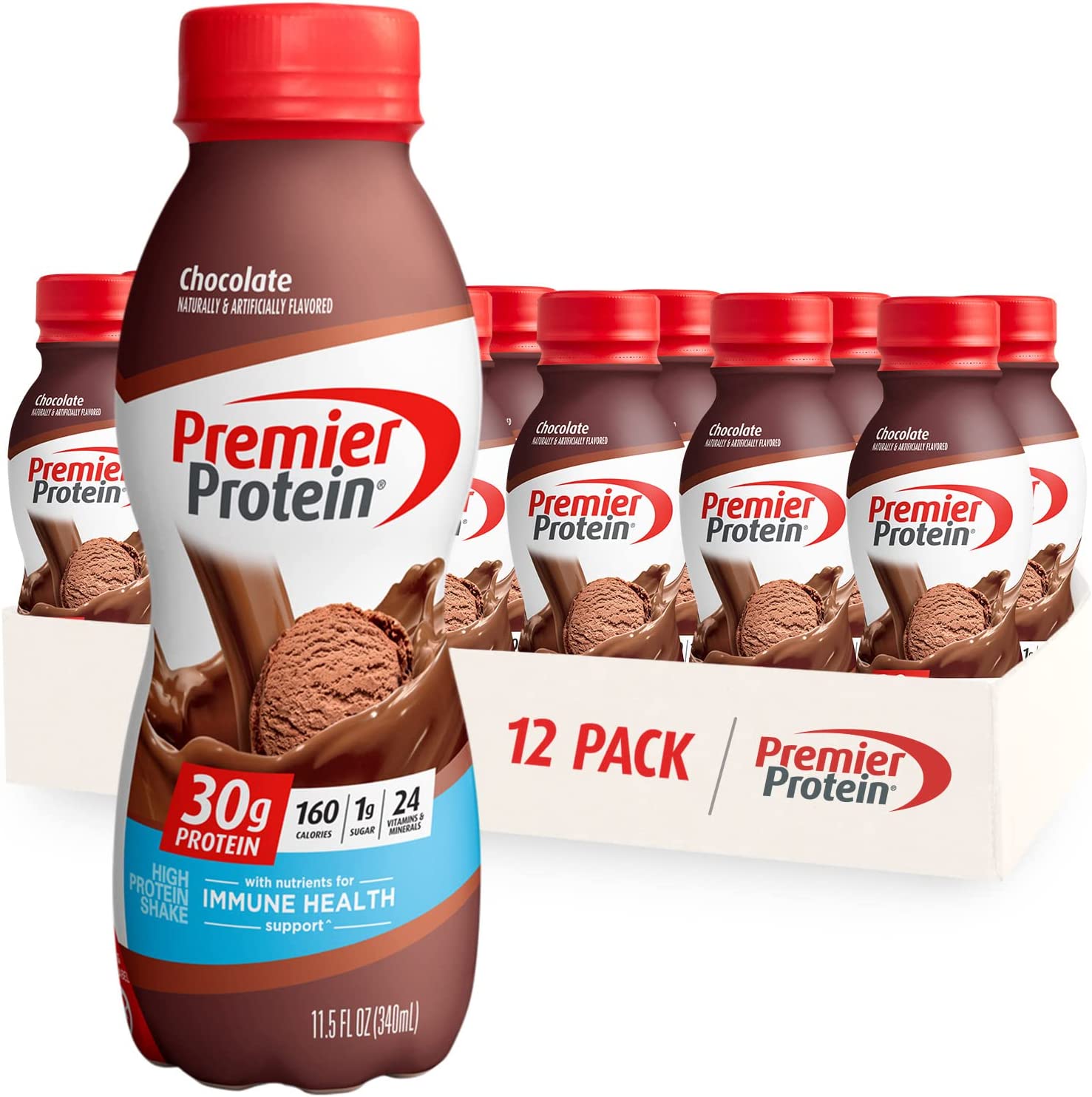 Premier Protein Shake Chocolate 11.5 Fl Oz / Pack of 12 GBBSAM11512