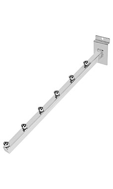 Chrome 6-Ball Waterfall for Slatwall
