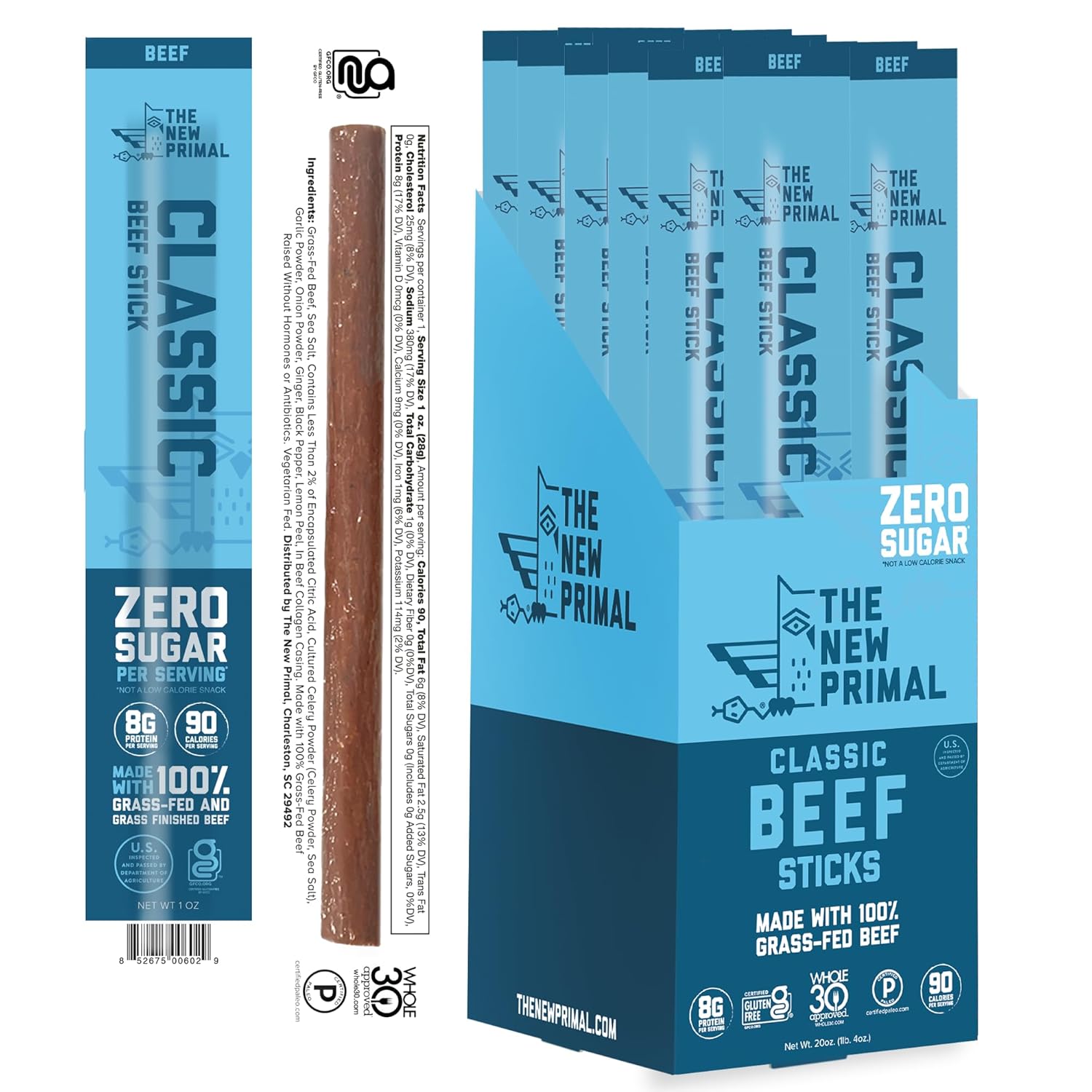 Grass Fed Beef Sticks