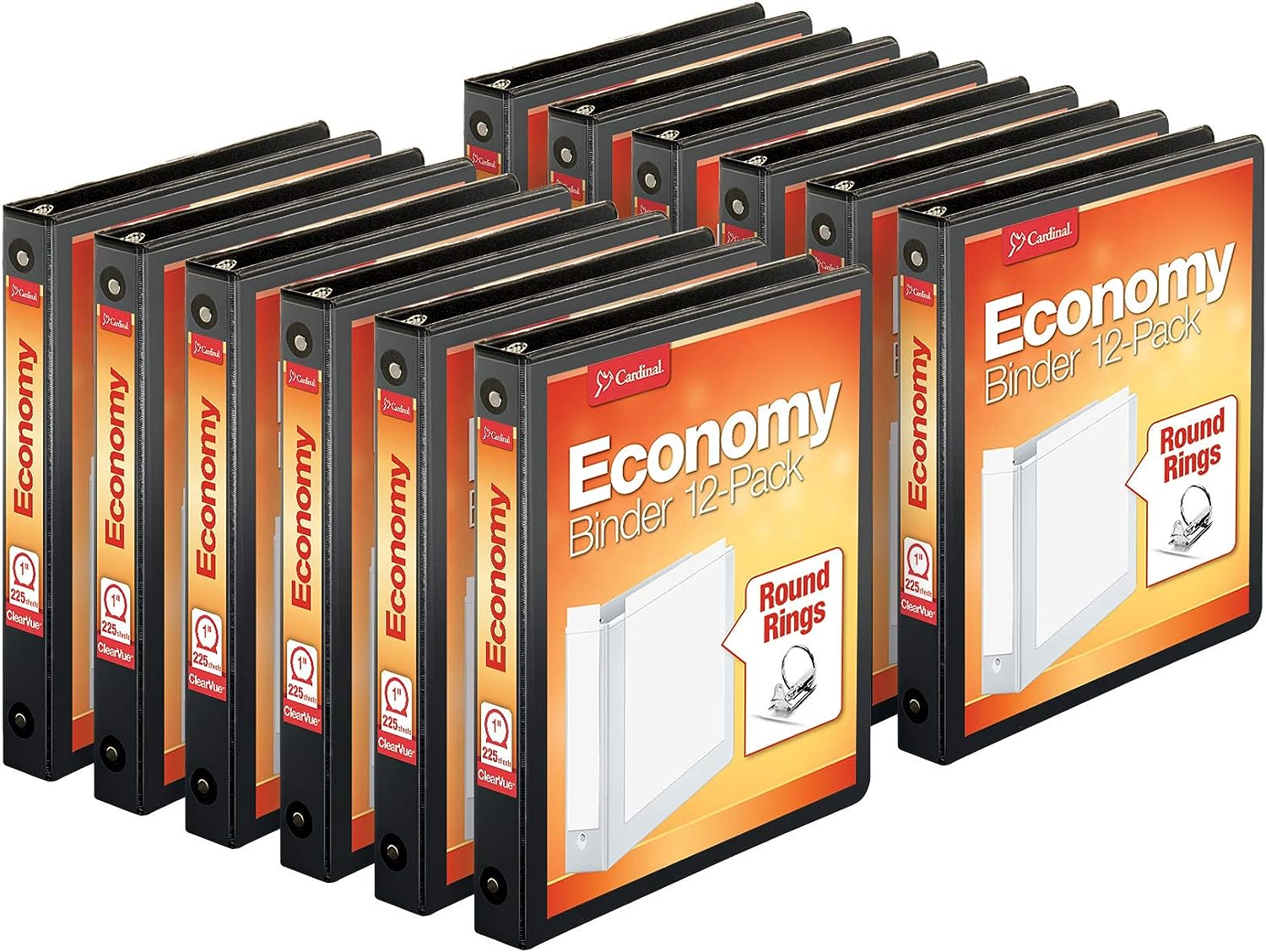 Cardinal Economy 3-Ring Binders 1" Round Rings GBBSAM3-1