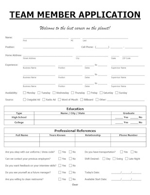 Team Member Applications (Ream) DVRAPP01