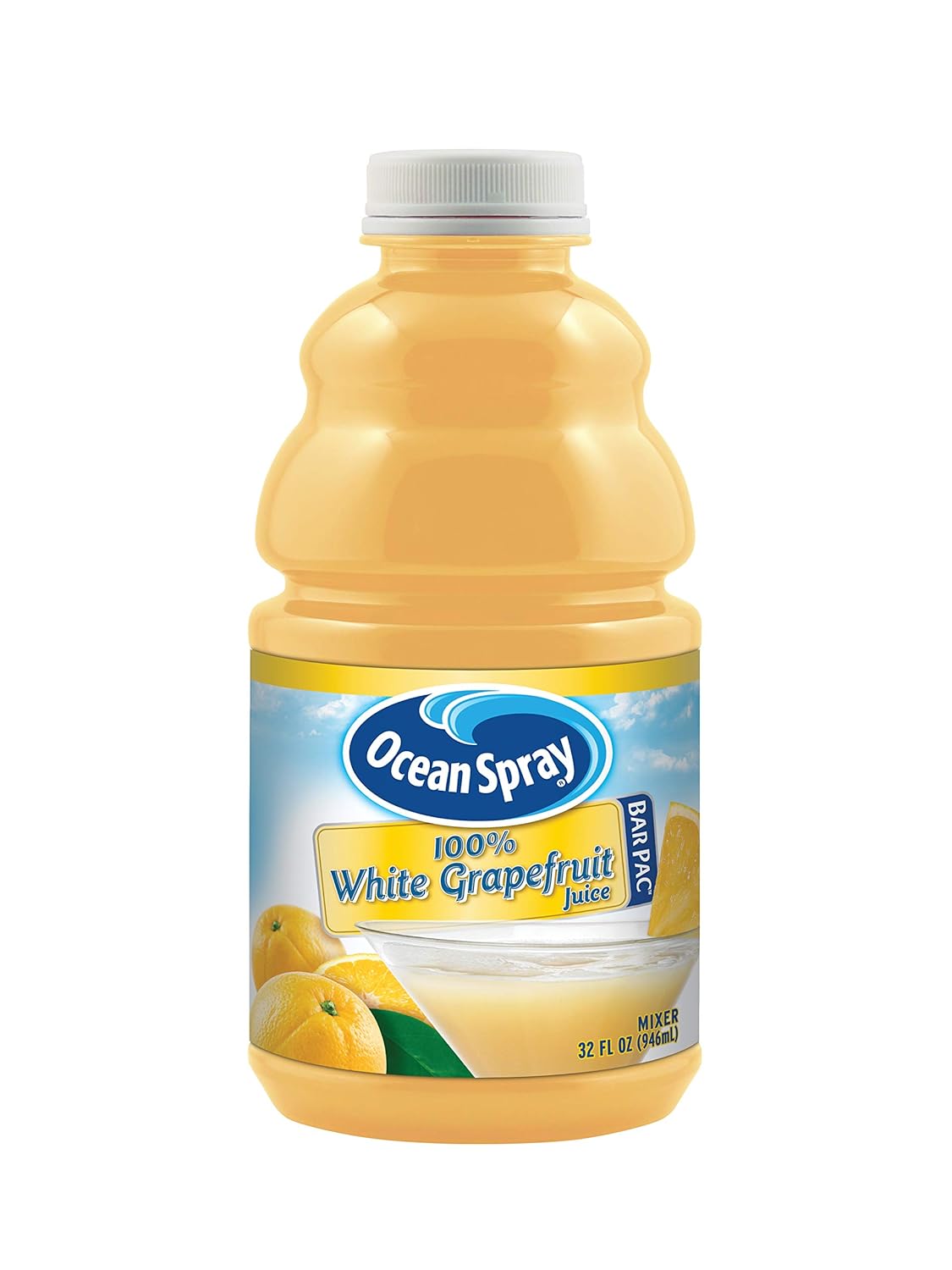 Ocean Spray White Grapefruit Mixer Bottle, 32 Fl Oz (Pack of 12) GBBSAM235