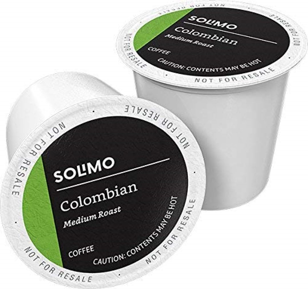 Solimo Medium Roast Columbian Coffee Pods GBBSAMKCUP1