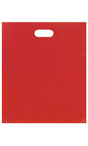 Large Low Density Red Merchandise Bags - Case of 500 GBBSSW987